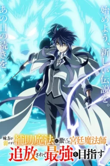 Mikata ga Yowasugite Hojo Mahou ni Tesshiteita Kyuutei Mahoushi, Tsuihou sarete Saikyou wo Mezashimasu